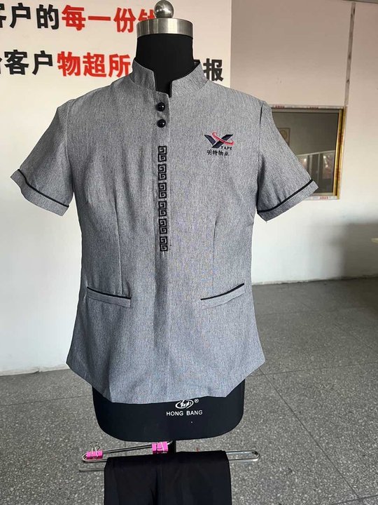 明特物业工作服定制案例款式